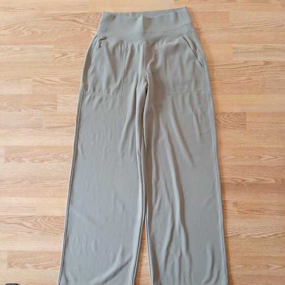 Athleta Venice High Rise Wide Leg Pant Taupe Size Small - Picture 4 of 9